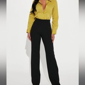 Tall Victoria High Waisted Dress Pants - Black